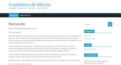 Desktop Screenshot of ciudadanodemexico.net