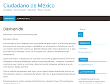 Tablet Screenshot of ciudadanodemexico.net